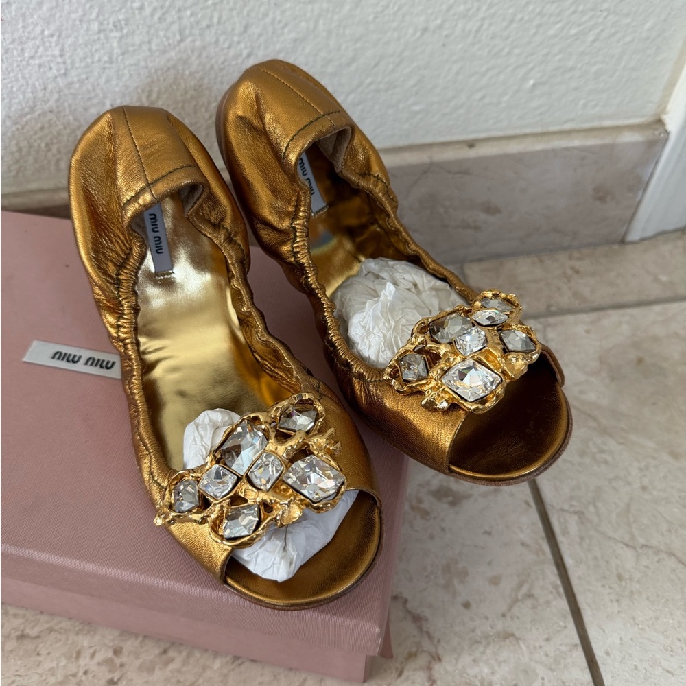 Gorgeous Miu Miu Flats (New)